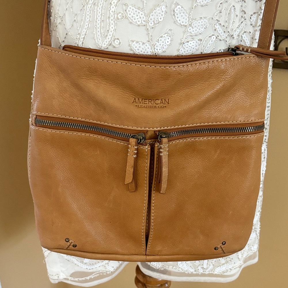 American Leather Co. Brown Crossbody Bag